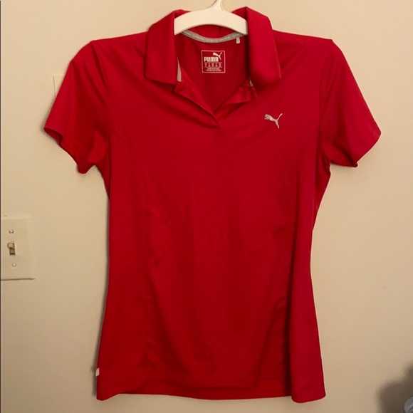 Puma Tops - Puma Women’s Pink Golf Polo MEDIUM